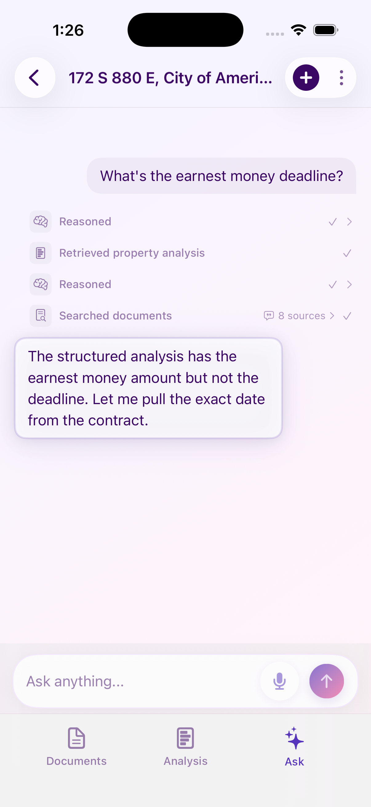 AI deal specialist screenshot
